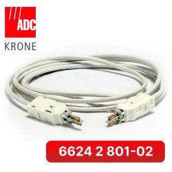 6624 2 801-02 Krone Соединительный шнур 2/4, 4 пол., 2  м