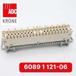 LSA-PROFIL плинты 2/10 с нормально замкнутыми контактами, без цветокода, маркировка 0…9 6089 1 121-06