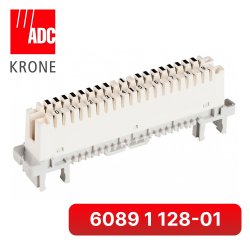 6089 1 128-01 KRONE Плинт LSA-PROFIL 2/8-95 с нормально замкнутыми контактами, без цветокода, маркировка 1…8