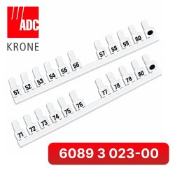 6089 3 023-00 Krone Комплект вставок с цифрами, маркировка 1…0, цвет серый
