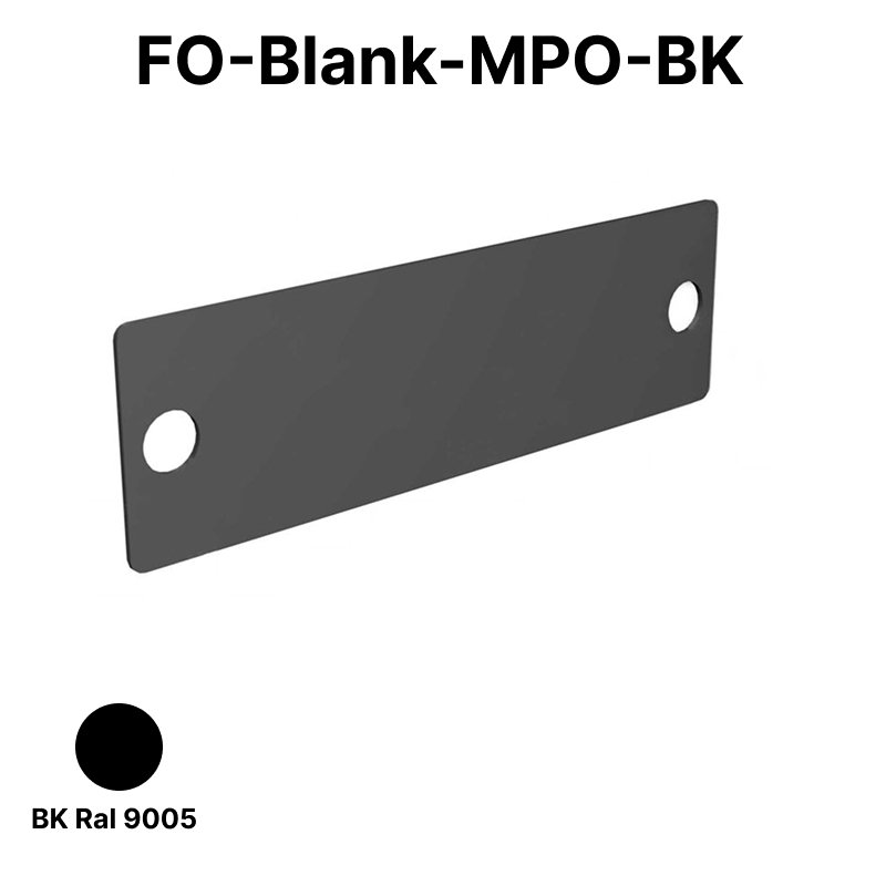 Cabeus FO-Blank-MPO/MTP-BK Сменная планка заглушка для оптического кросса MTP/MPOFO-Blank-MPO-BK фото