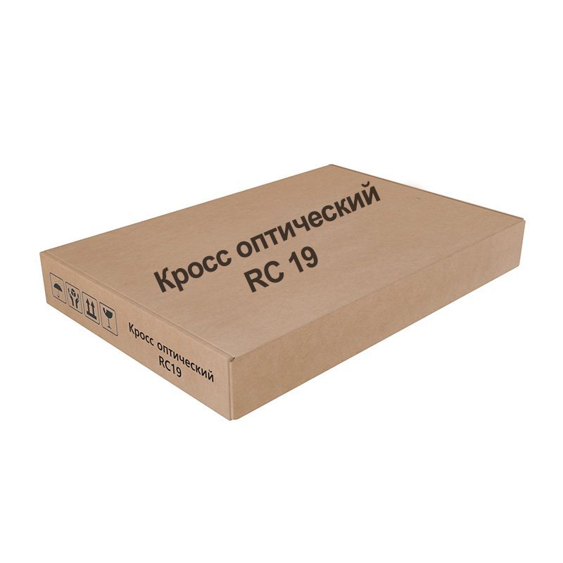 RC19  Кросс настенный | Кросс оптический настенный | 8 портов , ST/FC розеток, с держателем КДЗС ( пигтейлы, проходные адаптеры, КДЗС опционально ) фото 2