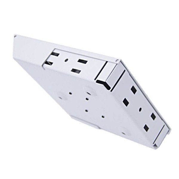 RC19  Кросс настенный | Кросс оптический настенный | 8 портов , ST/FC розеток, с держателем КДЗС ( пигтейлы, проходные адаптеры, КДЗС опционально ) фото 6