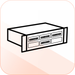 Оптический кросс 19" стоечный укомплектованный