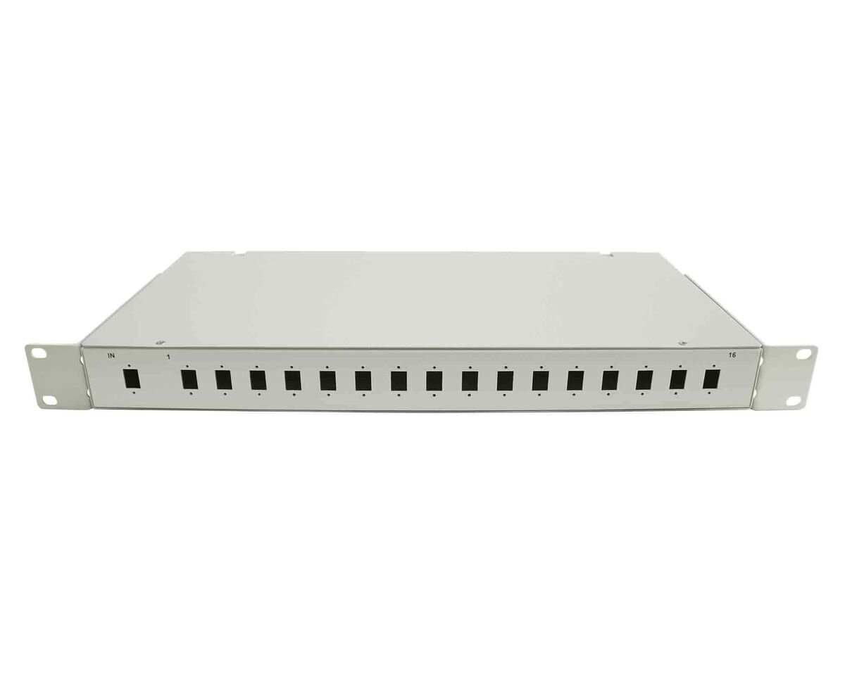 Cabeus FO-19-16SC-SPL-T Кросс оптический стоечный, 19, под сплиттер 1x16, серыйFO-19-16SC-SPL-T фото