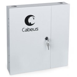 Cabeus FO-WL-8SC-K Бокс оптический настенный на 8 SC (LC duplex) со сплайс пластиной (без пигтейлов и проходных адаптеров)
