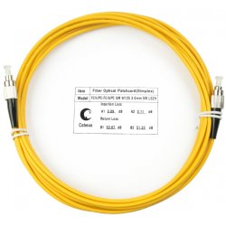 Cabeus FOP(s)-9-FC-FC-5m Шнур оптический simplex FC-FC 9/125 sm 5м LSZH