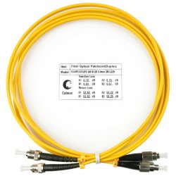 Cabeus FOP(d)-9-FC-ST-2m Шнур оптический duplex FC-ST 9/125 sm 2м LSZH
