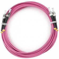 Cabeus FOP-50-OM4-ST-ST-7m Шнур оптический duplex ST-ST 50/125 mm OM4 7м LSZH