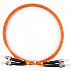 RC19 ШВО-62-ST-ST-20m Патч-корд оптический duplex ST-ST 62,5/125 mm 20м LSZH