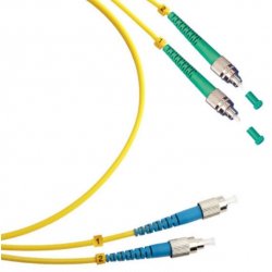 RC19 ШВО(d)-9-FC/APC-FC/UPC-3m Патч-корд оптический duplex FC/APC-FC/UPC 9/125 sm 3м LSZH