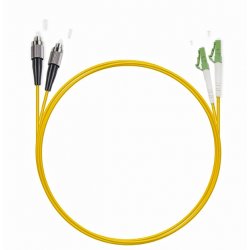 RC19 ШВО(d)-9-LC/APC-FC/UPC-2m Патч-корд оптический duplex LC/APC-FC/UPC 9/125 sm 2м LSZH