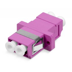 RC19 DLC-DLC-UPC-MM-OM4 Оптический адаптер проходной DLC, полировка UPC, MM-ОМ4 ( для многомодового кабеля), duplex