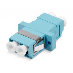 RC19 DLC-DLC-UPC-MM-OM3 Оптический адаптер проходной DLC, полировка UPC, MM-ОМ3 ( для многомодового кабеля), duplex