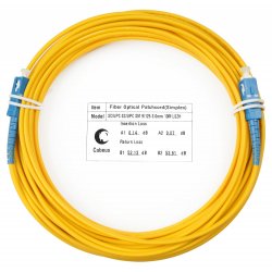 Cabeus FOP(s)-9-SC-SC-15m Шнур оптический simplex SC-SC 9/125 sm 15м LSZH