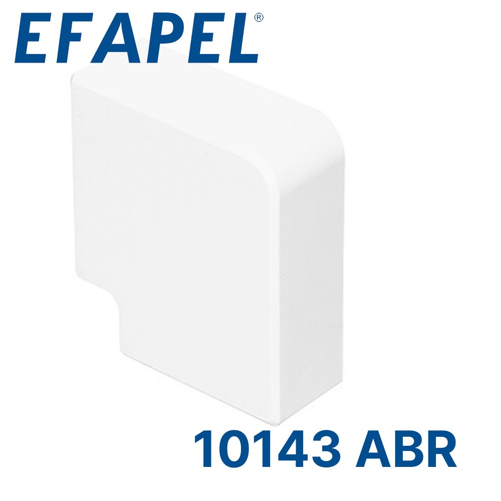Плоский угол для миниканала 75х20 Efapel10143 ABR фото