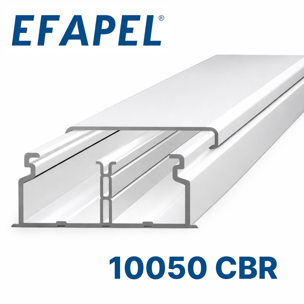 Миниканал 40х12,5 с 1-й перегородкой Efapel10050 CBR фото