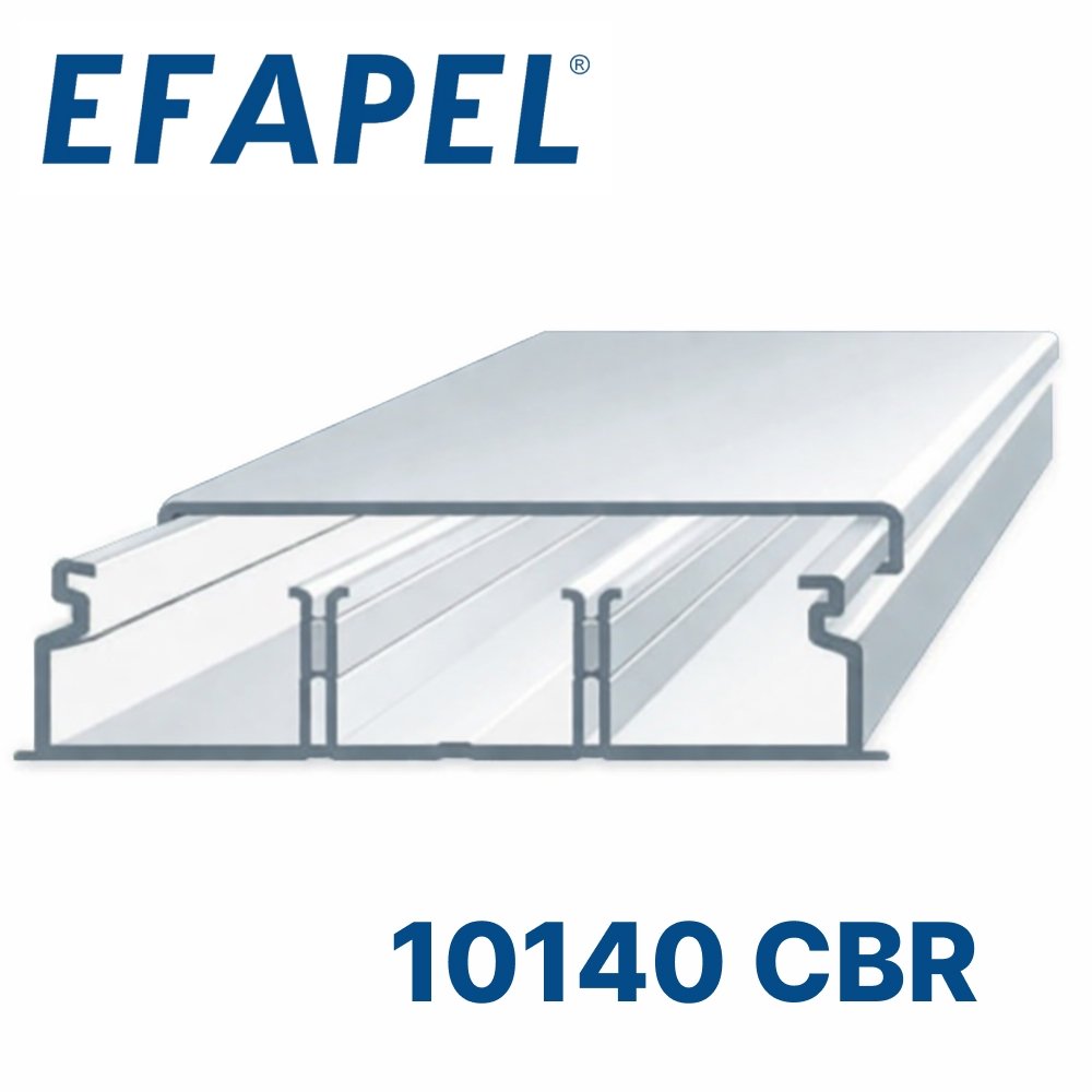 Миниканал 75х20 c 2-мя перегородками Efapel10140 CBR фото