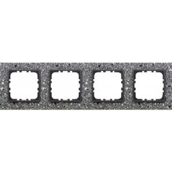 Рамка 4-постовая из декоративного камня (серый гранит) LK60 Экопласт