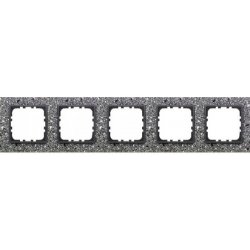 Рамка 5-постовая из декоративного камня (серый гранит) LK60 Экопласт