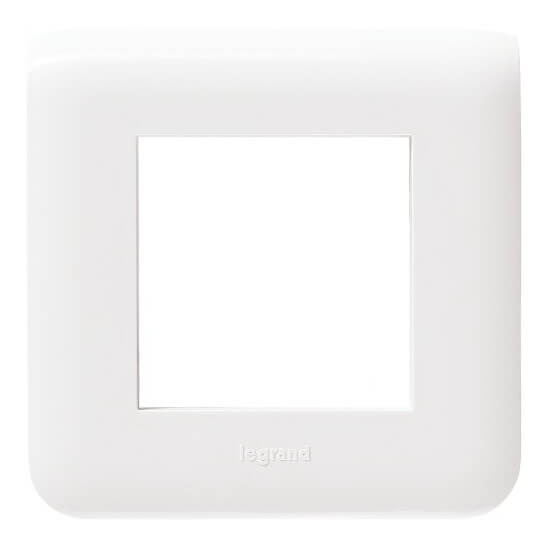 LEGRAND 78802 Декоративная рамка M45, 2М, белая, Mosaic