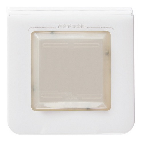 LEGRAND 78880 Декоративная рамка M45, 2М, антибактериальная, IP44, белая, Mosaic