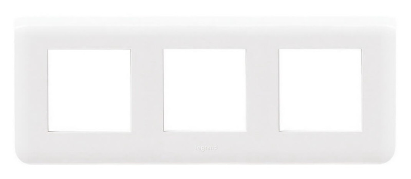 LEGRAND 78806 Декоративная рамка M45, 3Х2М, горизонтальная установка, белая, Mosaic