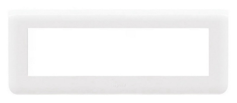 LEGRAND 78816 Декоративная рамка M45, 6М, горизонтальная установка, белая, Mosaic