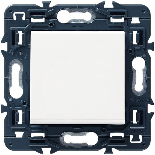 LEGRAND 77011 Переключатель 2-х позиционный, 2М, белый, Mosaic