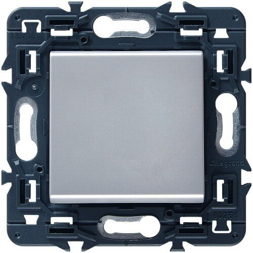 LEGRAND 79211 Переключатель 2-х позиционный, 2М, алюминиевый, Mosaic