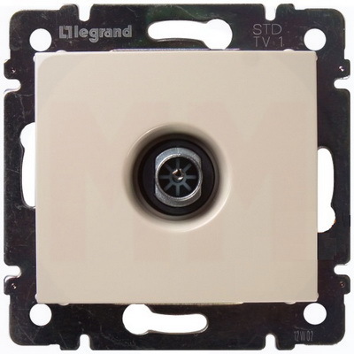 LEGRAND 774331 Розетка TV проходная 2400МГц 10Дб (слоновая кость)