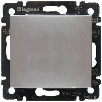 LEGRAND 770146 Заглушка, блестящий алюминий, Valena