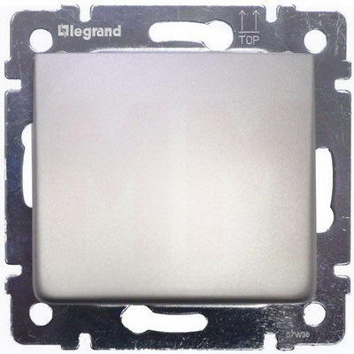 LEGRAND 770147 Вывод кабеля, блестящий алюминий, Valena