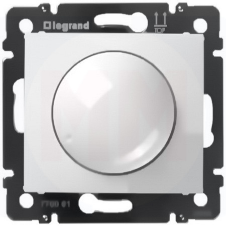 LEGRAND 770061 Светорегулятор поворотный 50Гц, 40-400Вт, белый, Valena