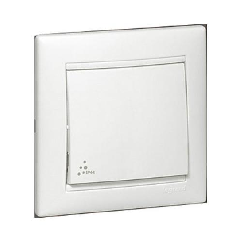 LEGRAND 770097 Переключатель промежуточный, 1-клавишный, 10АХ, 250В, IP44, белый, Valena