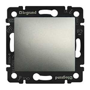LEGRAND 770205 Переключатель на 2 направления, 16AX, алюминий, Valena