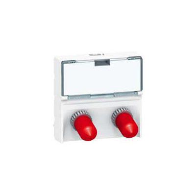 LEGRAND 78616 Модуль розетки волоконно-оптической 2хST, байонетное соединение, Mosaic