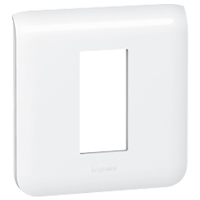 LEGRAND 78811 Декоративная рамка M45, 1М, горизонтальная установка, белая, Mosaic