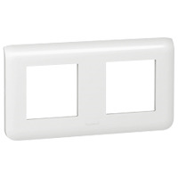 LEGRAND 78725 Рамка M45, 2Х2М, горизонтальная установка, антибактериальная, Mosaic