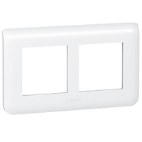 LEGRAND 78864 Декоративная рамка M45, 2Х2М, горизонтальная установка, белая, Mosaic Rеnovation
