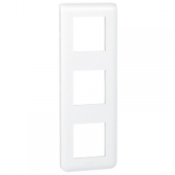 LEGRAND 78823 Декоративная рамка M45, 3Х2М, вертикальная установка, белая, Mosaic