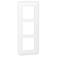 LEGRAND 78856 Декоративная рамка M45, 3Х2М, вертикальная, белая, Mosaic Rеnovation