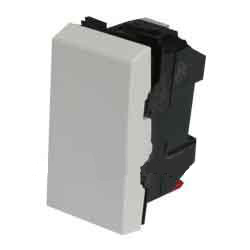 LEGRAND 77060 Переключатель 2-х позиционный, 1М, 20А, белый, Mosaic