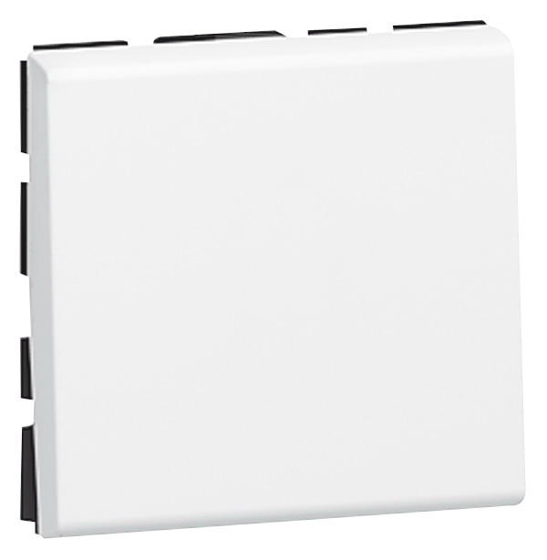 LEGRAND 77040 Выключатель кнопочный, 2М, 6А, белый, Mosaic