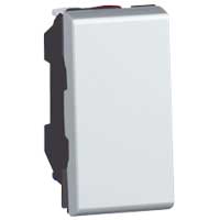 LEGRAND 79230 Выключатель кнопочный, 1М, 6А, алюминиевый, Mosaic