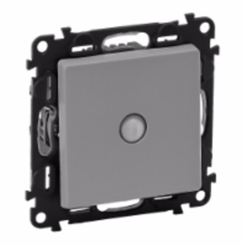 LEGRAND 752365 Модуль переключателя со встроенным датчиком движения, угол обнаружения 160°, дальность обнаружения 8 м, безвинтовые зажимы, с лицевой п