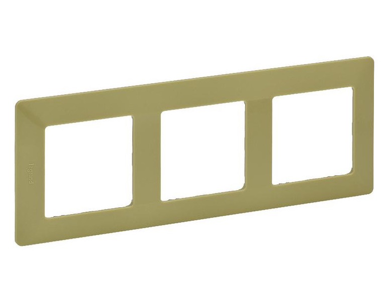 LEGRAND 754083 Рамка 3 поста, лайм, Valena Life