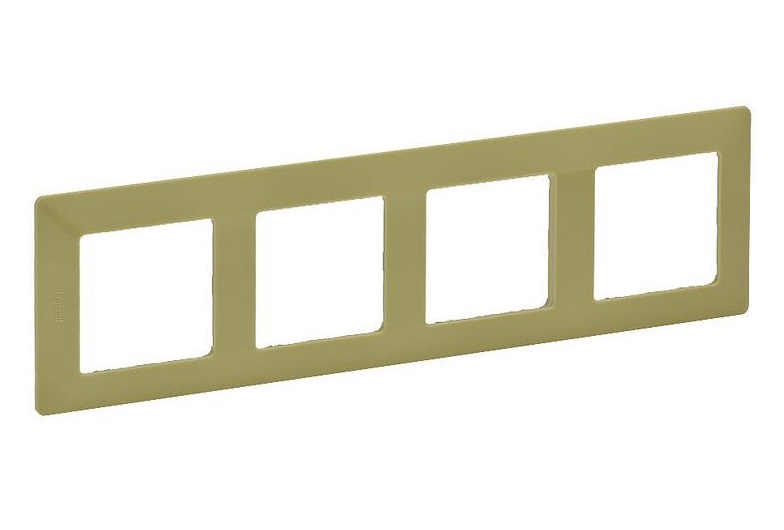 LEGRAND 754084 Рамка 4 поста, лайм, Valena Life