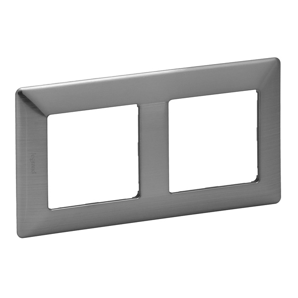 LEGRAND 754152 Рамка 2 поста, сталь, Valena Life