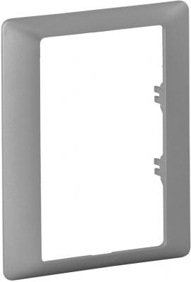 LEGRAND 754241 Рамка для розетки 2х2К+3, одинарная, алюминий, Valena Life